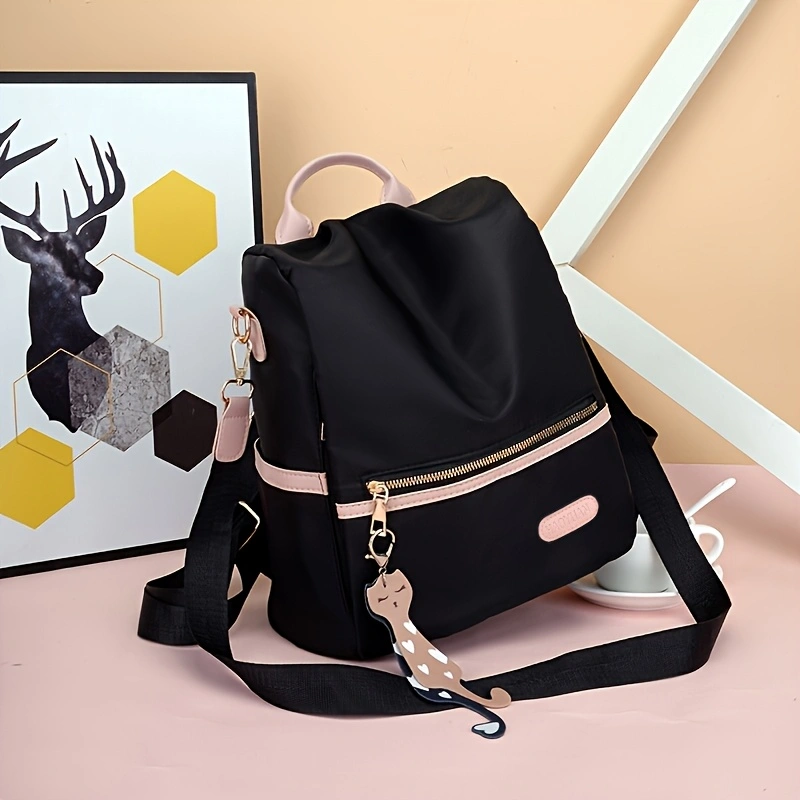Mini Backpack Purse - Backpack women's backpack travel anti-theft oxford