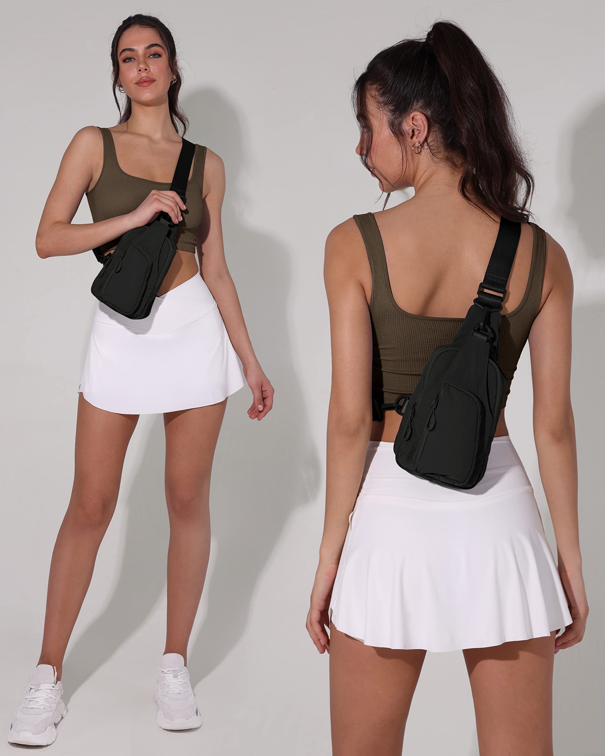 Small Sling Bag with Adjustabl – Sling Backpack Shoulder recenzja i cena