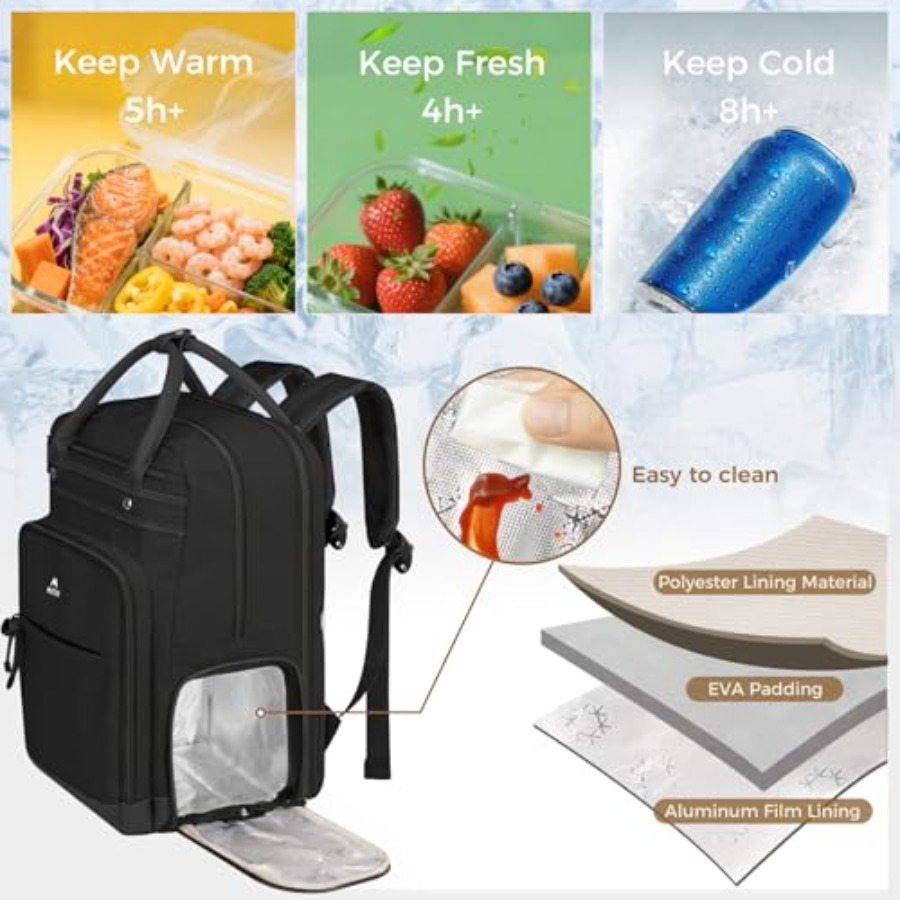 Teacher Backpack with Lunch Co – Laptop Backpack 15.6 recenzja i cena