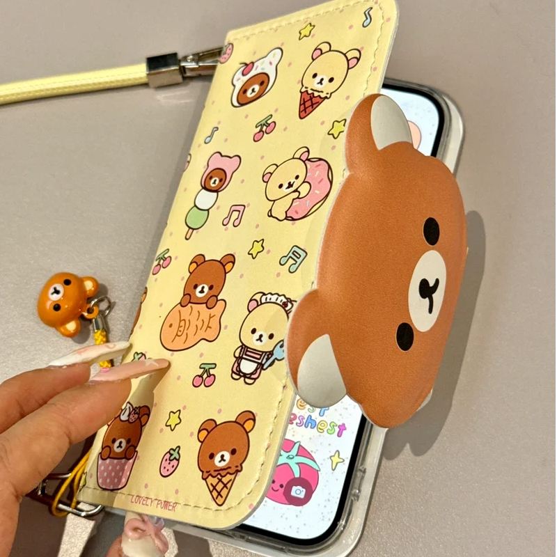 Rilakkuma Cute Cartoon Flip Le – Mini Backpack Purse recenzja i cena
