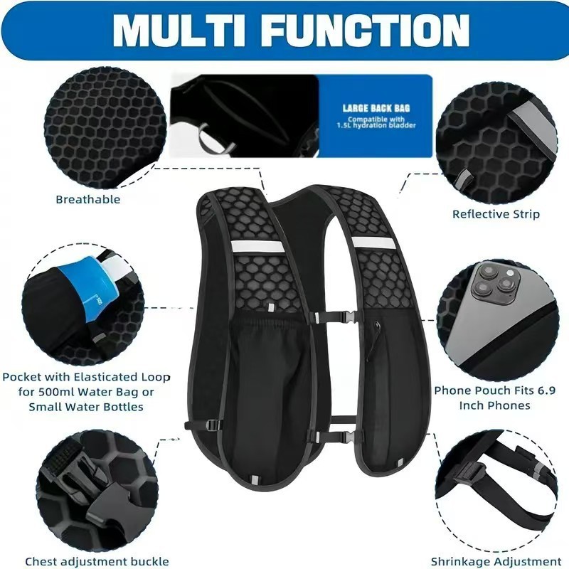 Men Women Sports Hydration Pac – Hiking Backpack Waterproof recenzja i cena