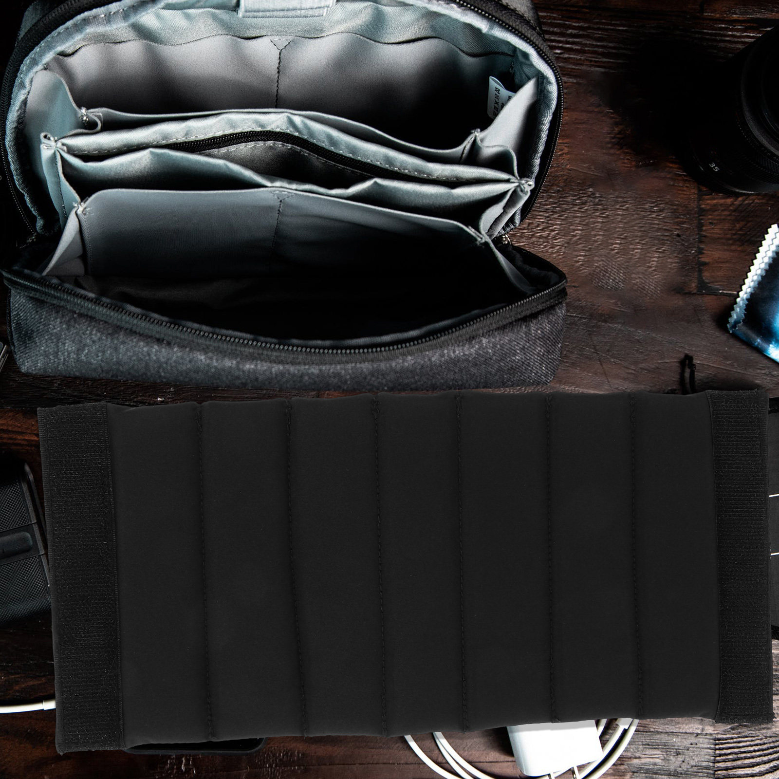 2Pcs Camera Bag Dividers Shock – Backpack Insert Organizer recenzja i cena