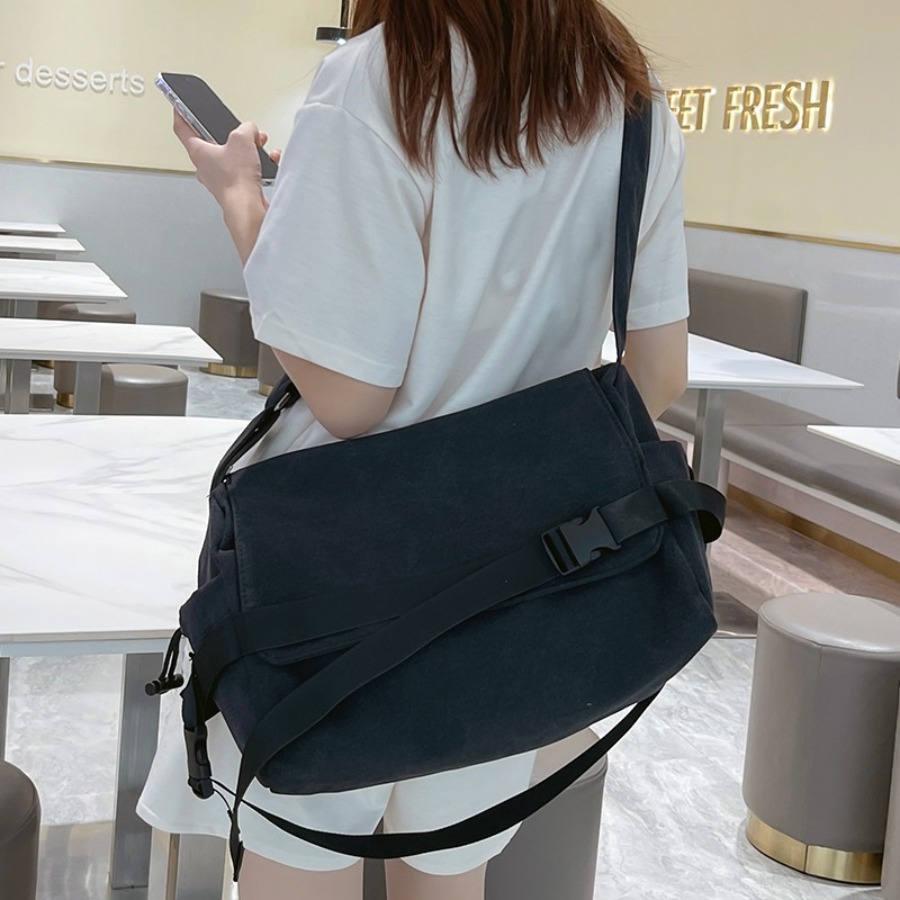 【New Arrival】Black Canvas Cros – Canvas Backpack Casual recenzja i cena