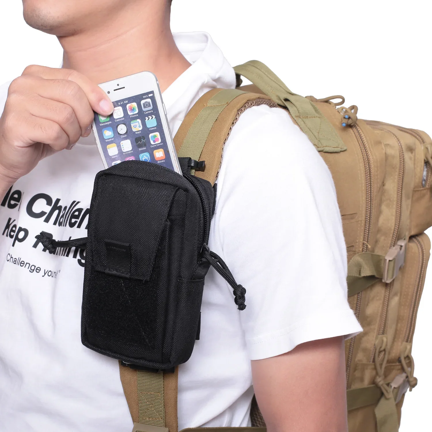 Molle Backpack Strap Bag Phone – Backpack Insert Organizer recenzja i cena