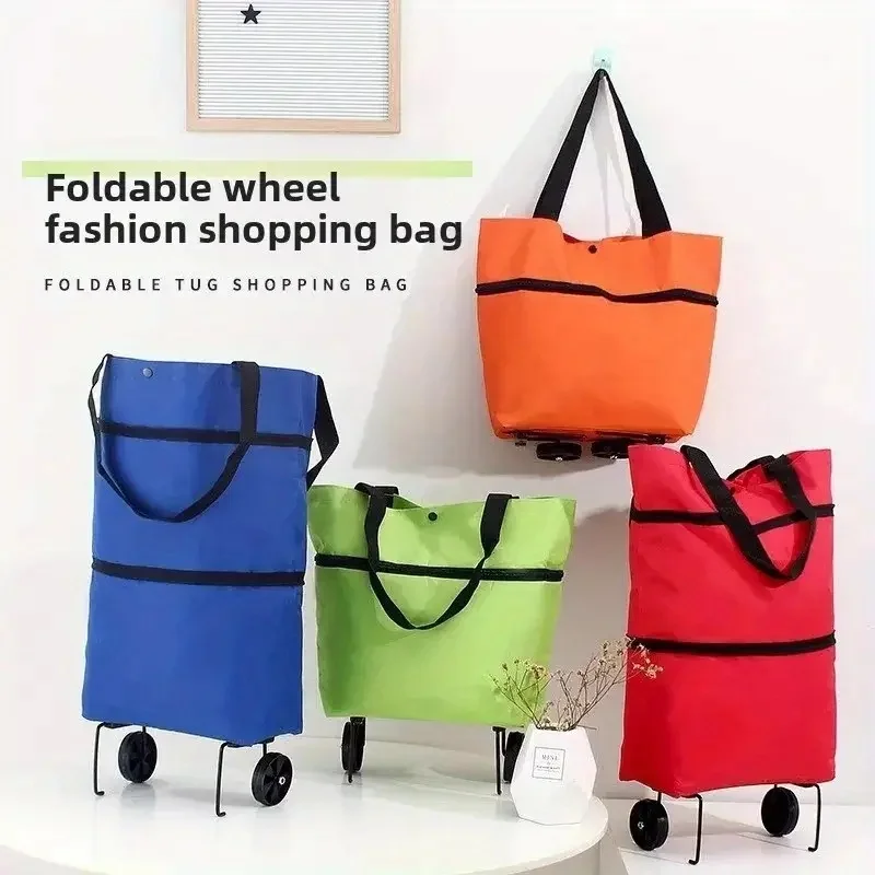 1pc Portable Shopping Cart wit – Foldable Backpack Small recenzja i cena