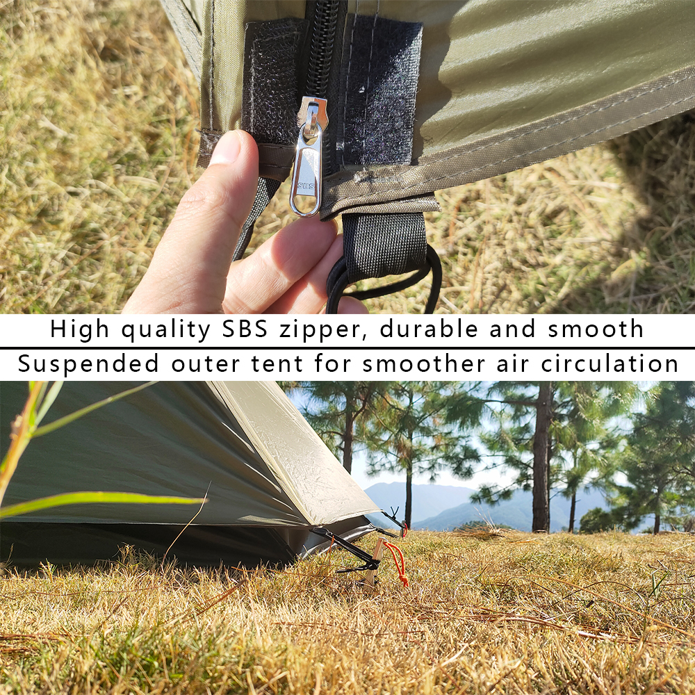 Solo Tent Ultralight Tipi Tent – Hiking Backpack Waterproof recenzja i cena