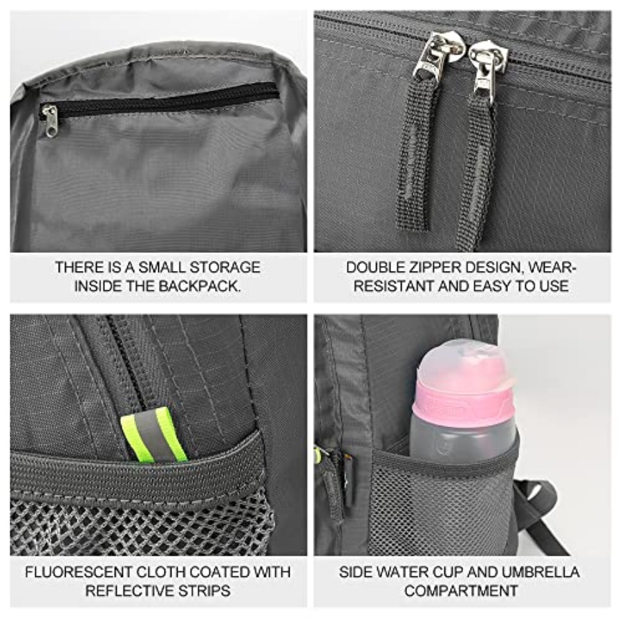 INOXTO 20L Lightweight Hiking  – Foldable Backpack Small recenzja i cena