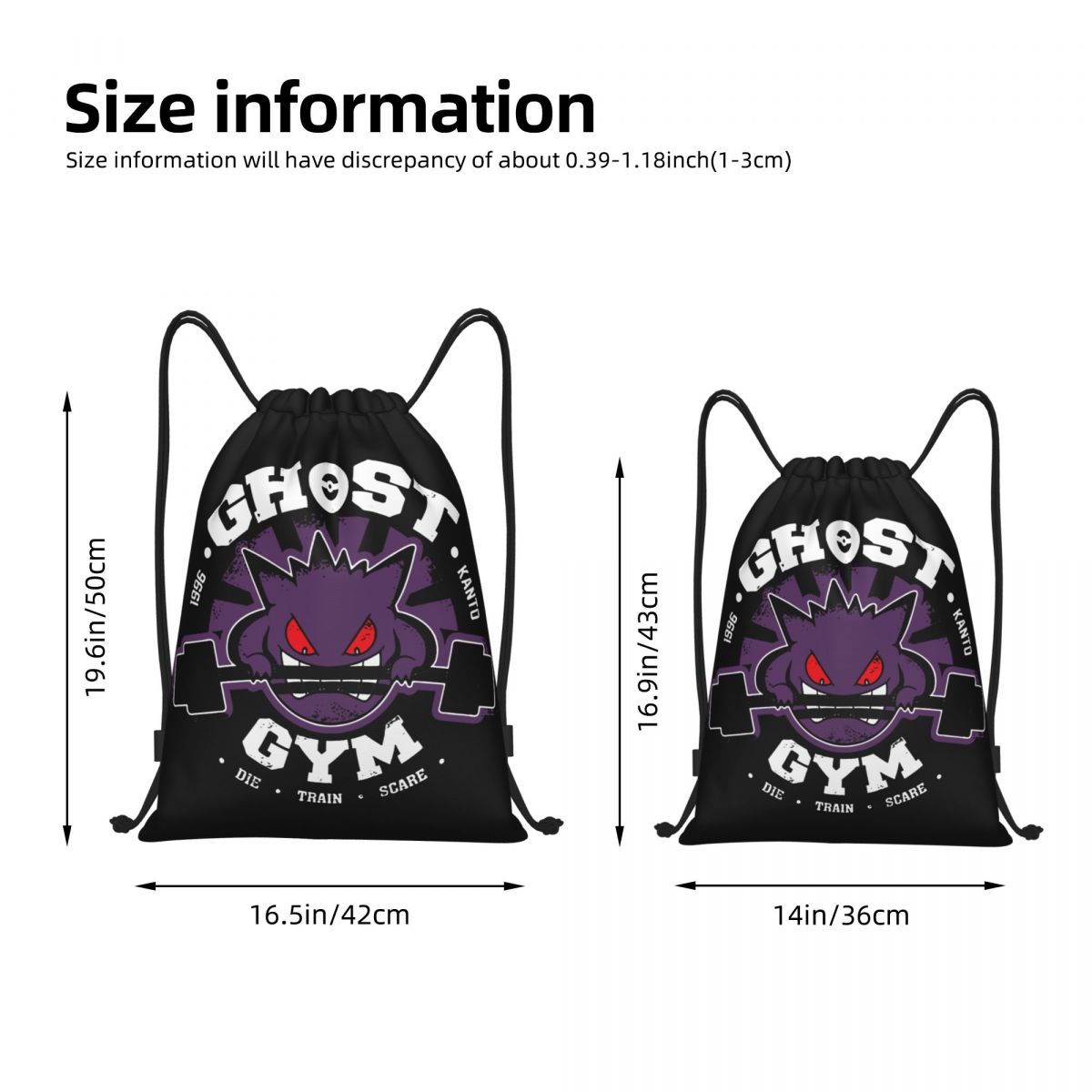Ghost Gym Drawstring Backpack  – Drawstring Gym Bag recenzja i cena