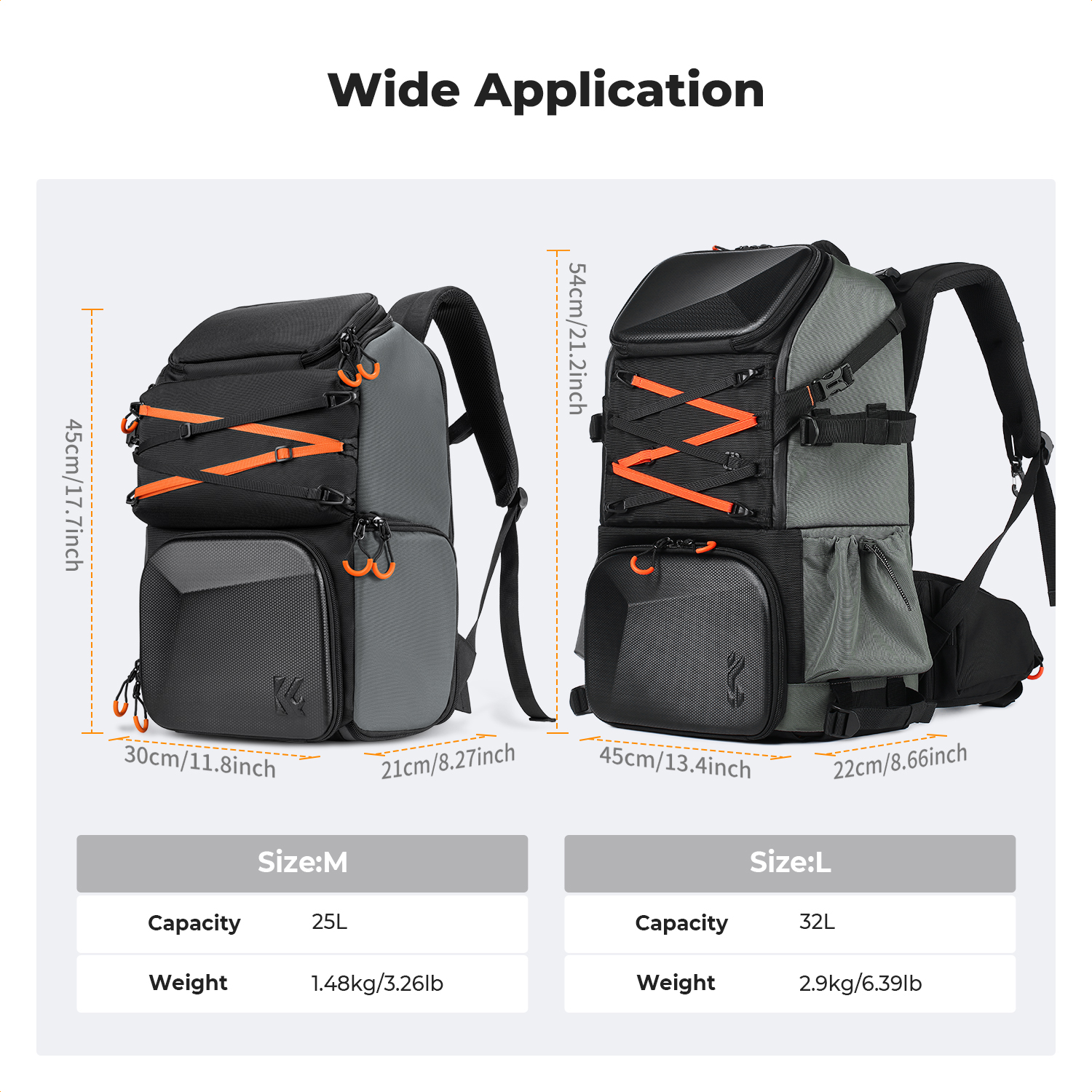 K&F CONCEPT 25L Outdoor Camera – Rain Cover Backpack recenzja i cena