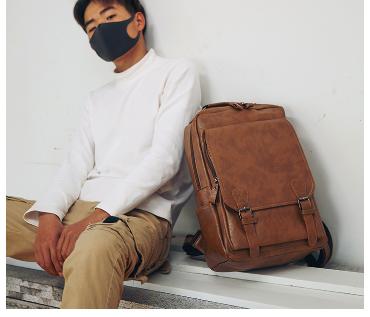 Custom Logo Pu Backpack For Me – Business Backpack Brief recenzja i cena