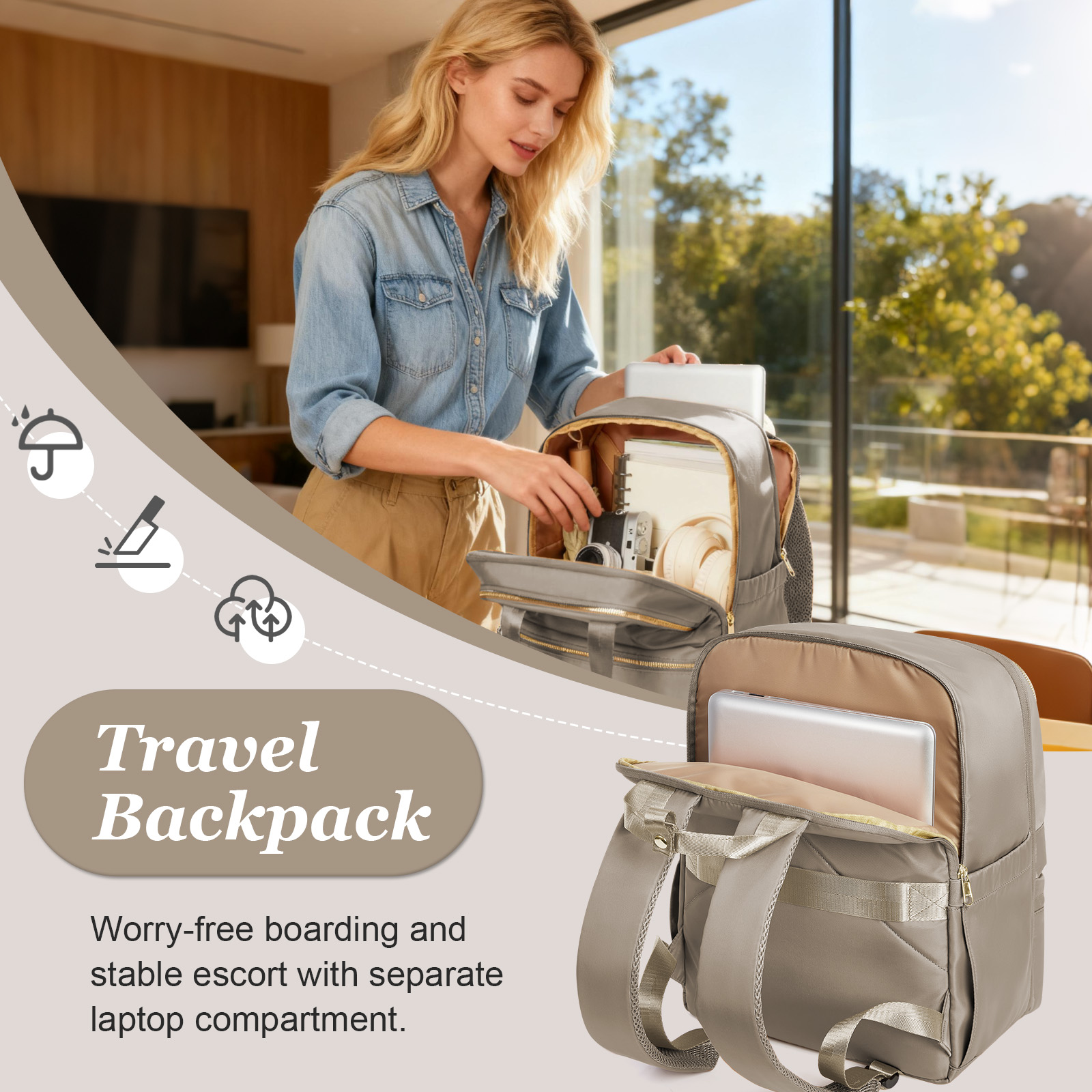 Ryanair 40x30x20 Travel Backpa – Canvas Backpack Casual recenzja i cena