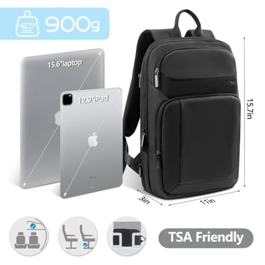 Backpack for Men Slim and Expa – Travel Backpack Anti Theft recenzja i cena