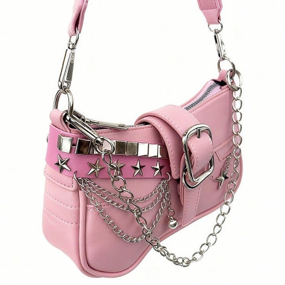 Vintage Y2K Shoulder Bag PU Le – Leather Backpack Vintage recenzja i cena