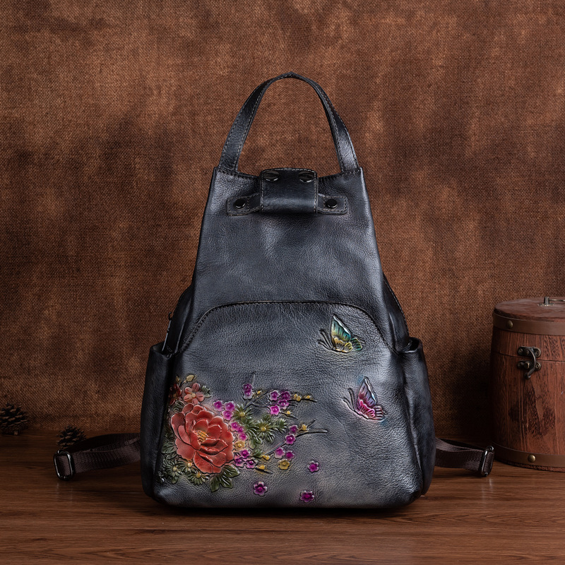 Johnature Genuine Leather Embo – Leather Backpack Vintage recenzja i cena