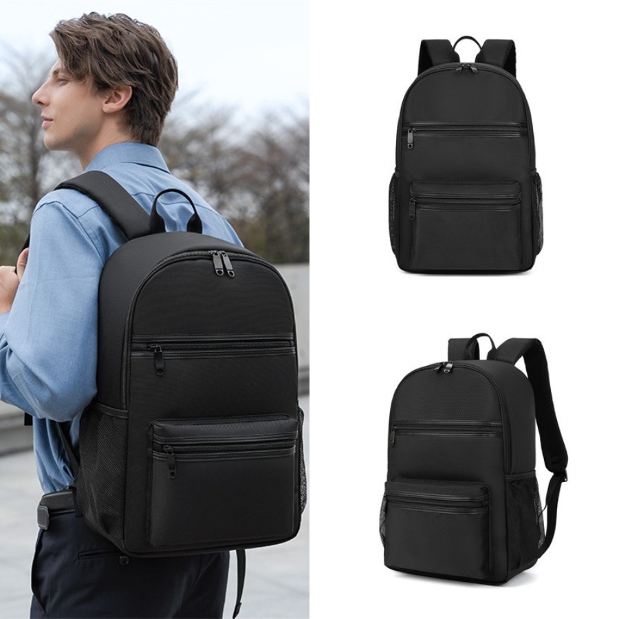 【New Arrival】Minimalist Black  – School Backpack Teen recenzja i cena