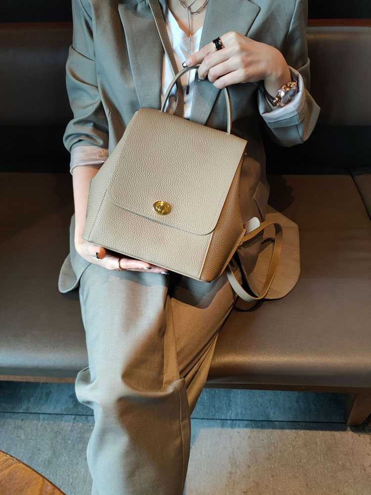 Genuine Leather Backpack Women – Leather Backpack Vintage recenzja i cena