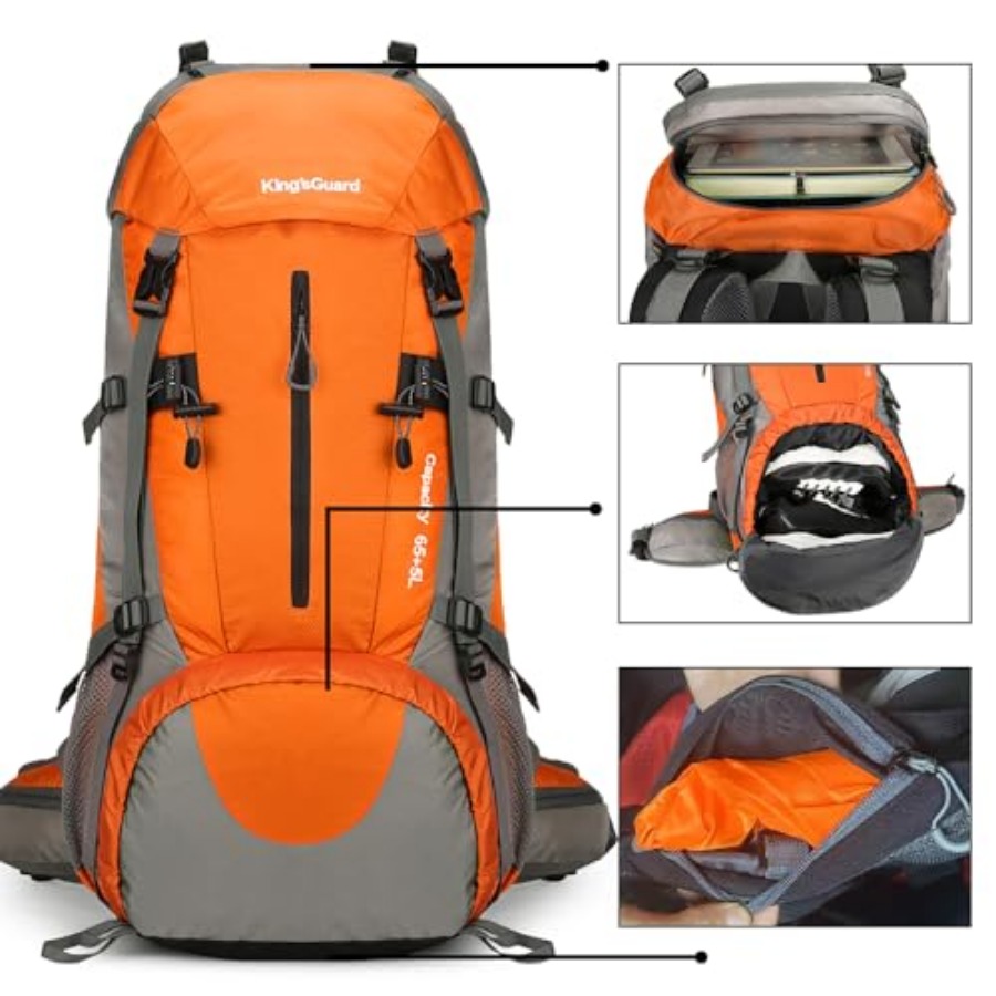 70L Hiking Backpack with Rain  – Hiking Backpack Waterproof recenzja i cena