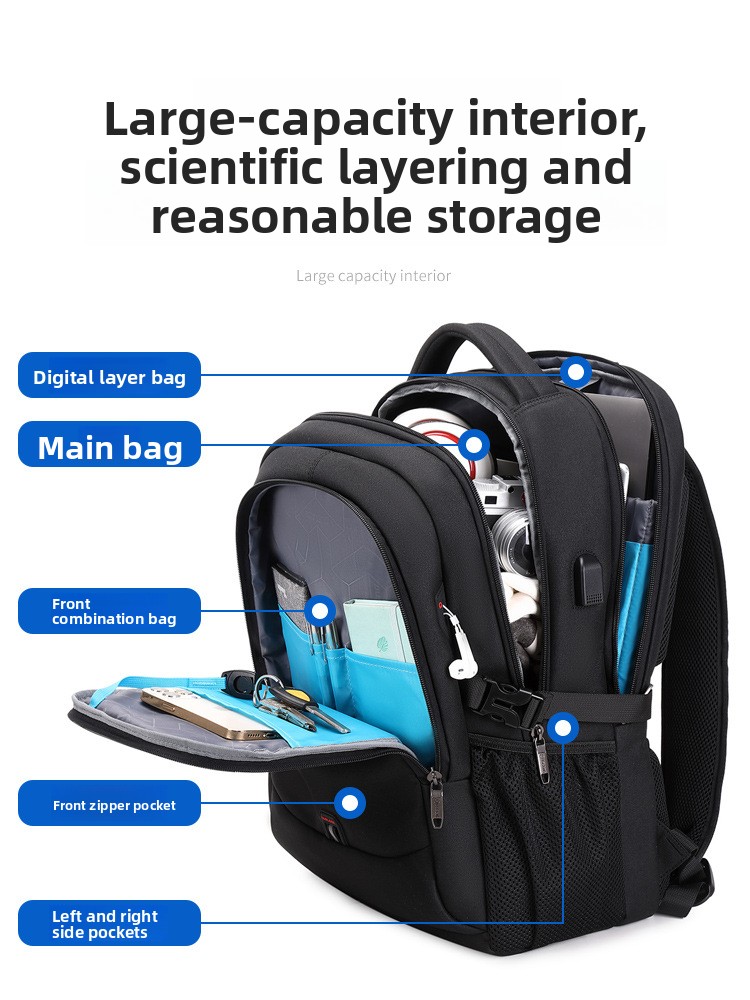 New Customizable Logo Backpack – Business Backpack Brief recenzja i cena