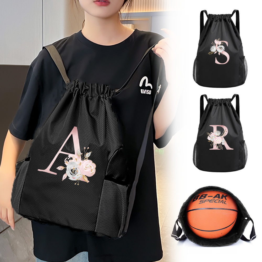 Black drawstring bag, gym back – Drawstring Gym Bag recenzja i cena