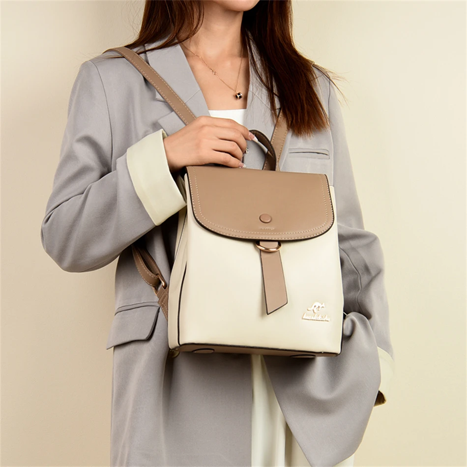 2024 High Quality Fashion Prin – Leather Backpack Vintage recenzja i cena