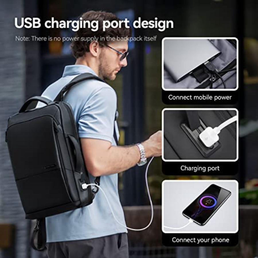 Slim Laptop Backpack for Men,  – Laptop Backpack 15.6 recenzja i cena