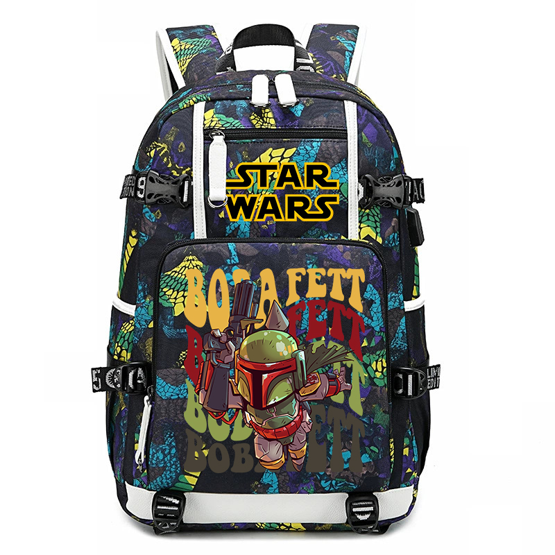 Star Wars Boba Fett Print Stud – School Backpack Teen recenzja i cena