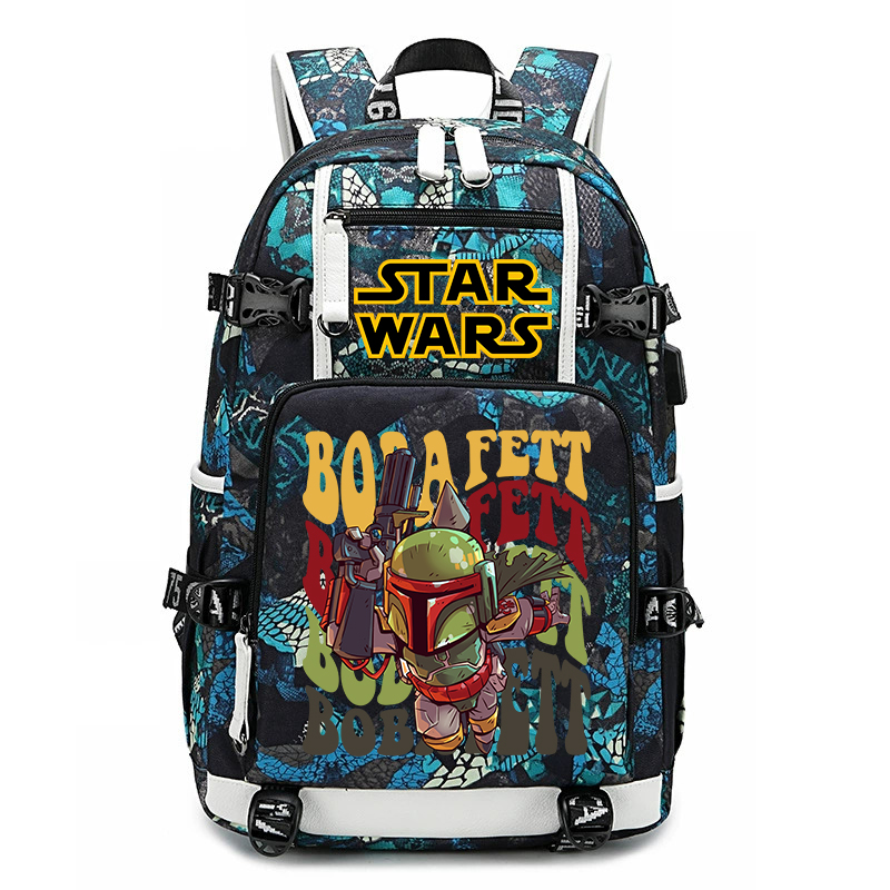 Star Wars Boba Fett Print Stud – School Backpack Teen recenzja i cena