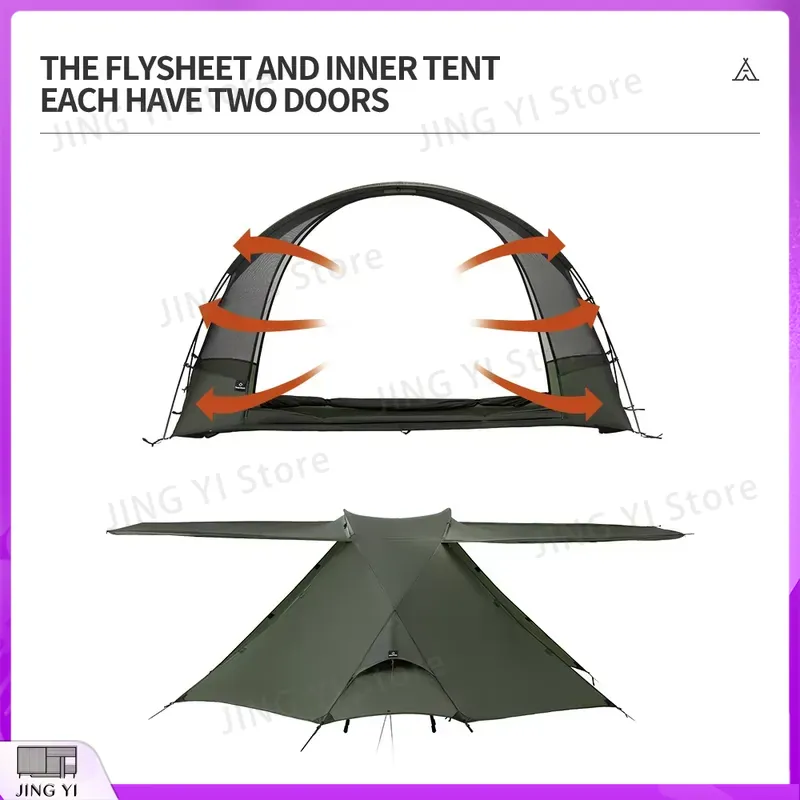 1 Person Camping Tent Outdoor  – Hiking Backpack Waterproof recenzja i cena