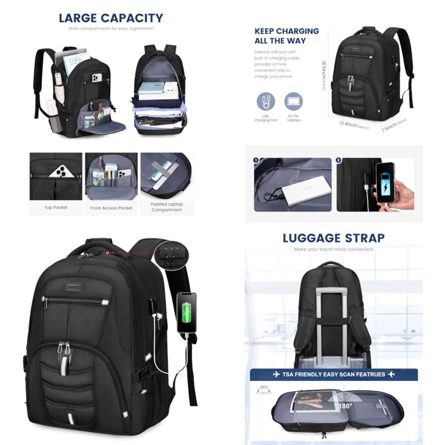 Travel Laptop Backpack Waterpr – Travel Backpack Anti Theft recenzja i cena
