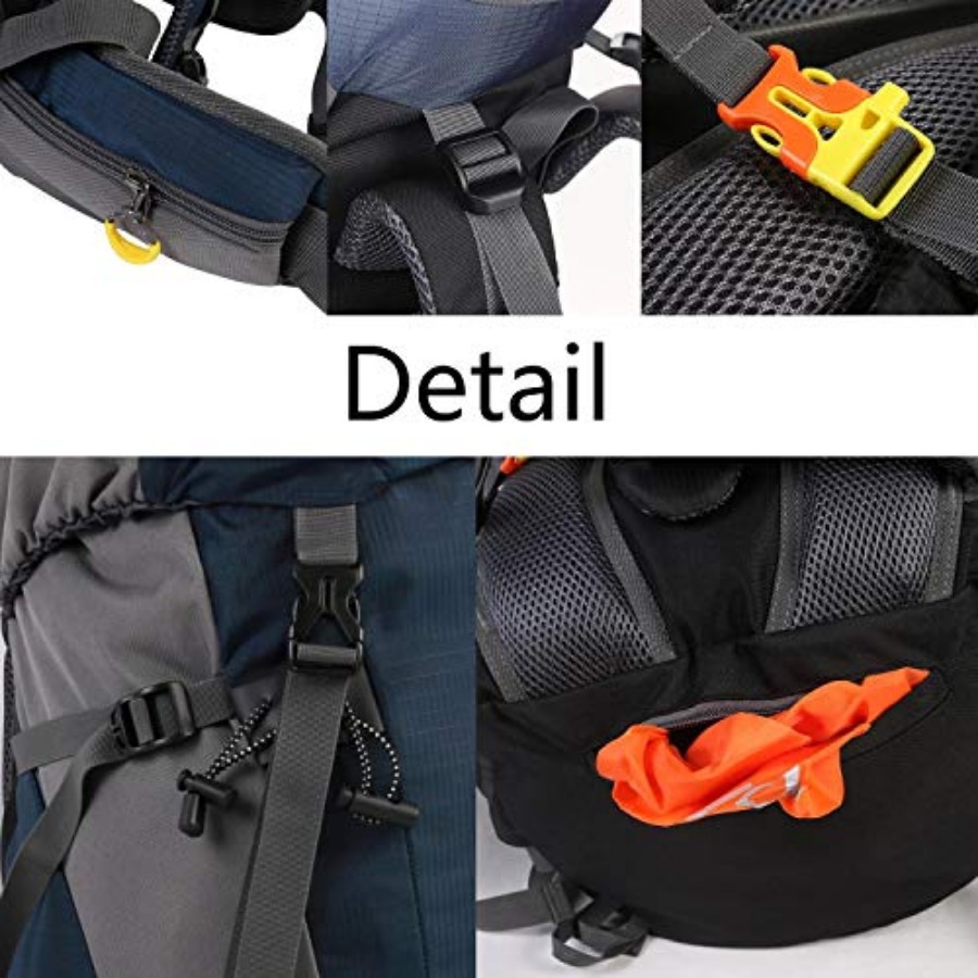50L Hiking Backpack Men Campin – Rain Cover Backpack recenzja i cena