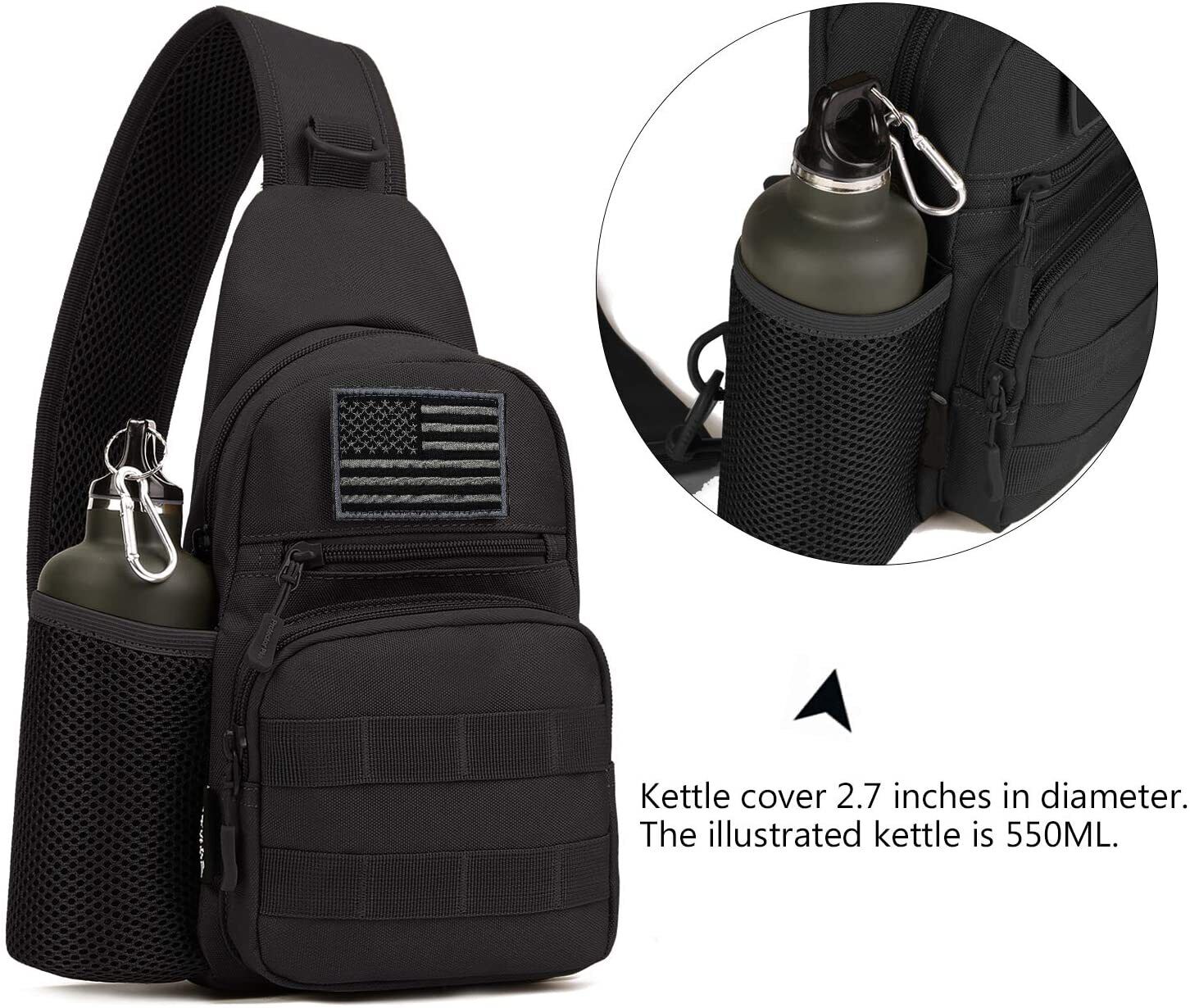 Tactical Sling Crossbody Backp – Sling Backpack Shoulder recenzja i cena